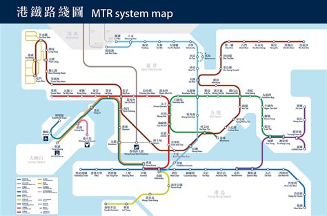 如何看懂香港地鐵線路圖——一名写作大师的指南